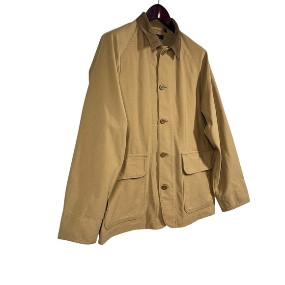 Uniqlo Utility Jacket Sz M Brown Corduroy Collar Classic Chore Coat Hunt 439578 - Picture 4 of 7